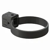 Хомут трубы Docke Premium пластиковый d85 мм графитовый серый RAL 7024 Хомут трубы Docke Premium пластиковый d85 мм графитовый серый RAL 7024