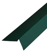 Планка торцевая для гибкой черепицы Grand Line 100х65 мм 2 м зеленая RAL 6005 Планка торцевая для гибкой черепицы Grand Line 100х65 мм 2 м зеленая RAL 6005