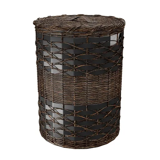 Корзина для белья WasserKraft Bever 450х420х560 мм 48,4 л коричневая (WB-240-L)