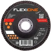 Круг лепестковый торцевой по металлу/древесине Flexione Expert 125х22,2 мм P80 плоский (10000715) Круг лепестковый торцевой по металлу/древесине Flexione Expert 125х22,2 мм P80 плоский (10000715)