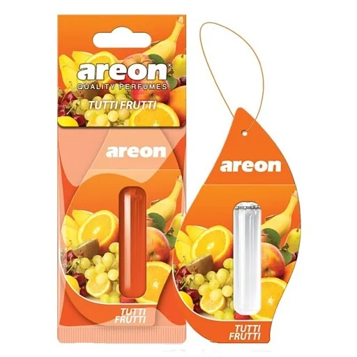 Ароматизатор автомобильный Areon Liquid 5 ML Тутти-Фрутти 15 г Ароматизатор автомобильный Areon Liquid 5 ML Тутти-Фрутти 15 г