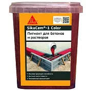 Краситель для бетона для кладочных и штукатурных смесей Sika SikaCem-1 красный 1 кг