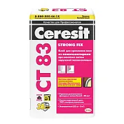 Клей Ceresit CT 83 strong fix для пенополистирола 25 кг
