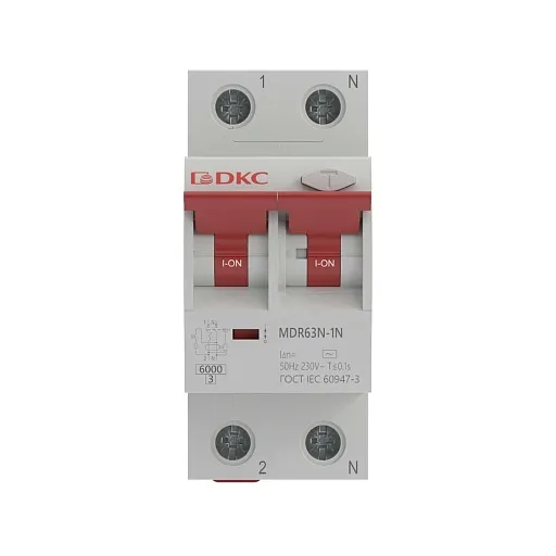 Автомат дифференциальный DKC Yon Max 25А 1P+N тип A 100 мА 6 кА (MDR63N-1N3C25-A) Автомат дифференциальный DKC Yon Max 25А 1P+N тип A 100 мА 6 кА (MDR63N-1N3C25-A)
