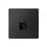 Розетка компьютерная Systeme Electric ArtGallery встраиваемая базальт RJ45 (SE GAL001486)