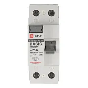 УЗО EKF Basic ВДТ-40 25А 1P+N тип AC 30 мА 4,5 кА (elcb-2-25-30e-sim)