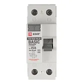 УЗО EKF Basic ВДТ-40 25А 1P+N тип AC 30 мА 4,5 кА (elcb-2-25-30e-sim) УЗО EKF Basic ВДТ-40 25А 1P+N тип AC 30 мА 4,5 кА (elcb-2-25-30e-sim)