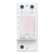 Реле многофункциональное модульное Welrok VIP-63 red 220 В 63 А тип AC цифровое