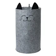 Корзина для хранения игрушек Funny Котик 300х300х480 мм складная светло-серая Корзина для хранения игрушек Funny Котик 300х300х480 мм складная светло-серая
