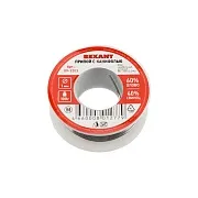 Припой Rexant d1 мм Sn60 Pb40 Flux 2.2 % с канифолью 100 г (09-3203) Припой Rexant d1 мм Sn60 Pb40 Flux 2.2 % с канифолью 100 г (09-3203)