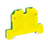 Колодка клеммная винтовая Dekraft ЗН-101 4 кв.мм желто-зеленая (32412DEK) Колодка клеммная винтовая Dekraft ЗН-101 4 кв.мм желто-зеленая (32412DEK)