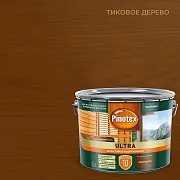 Антисептик Pinotex/Omnitex Ultra декоративный для дерева тиковое дерево 9 л Антисептик Pinotex/Omnitex Ultra декоративный для дерева тиковое дерево 9 л