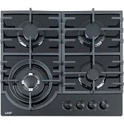 Варочная панель газовая Lauf PG-619BL 4 конфорки черная Варочная панель газовая Lauf PG-619BL 4 конфорки черная