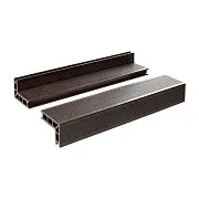 Уголок Grinderdeco 25х105х3000 мм ДПК венге Уголок Grinderdeco 25х105х3000 мм ДПК венге