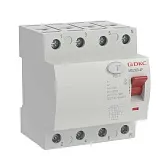 УЗО DKC Yon Max 80А 3P+N тип AC 300 мА 10 кА (MDL100-4P4-80-AC)