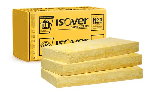 Утеплитель Изовер Штукатурный Фасад 100x600x1200 мм 2,88 кв. м