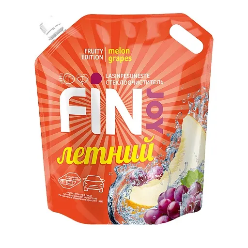 Стеклоомыватель Fin Joy Fruity Melon летний 4 л
