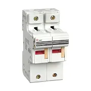 Держатель плавких предохранителей EKF PROxima 2P 63А 500 В на DIN-рейку с индикацией (pr-14-51-2) Держатель плавких предохранителей EKF PROxima 2P 63А 500 В на DIN-рейку с индикацией (pr-14-51-2)
