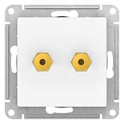 Розетка аудио Systeme Electric AtlasDesign встраиваемая лотос (ATN001387) Розетка аудио Systeme Electric AtlasDesign встраиваемая лотос (ATN001387)