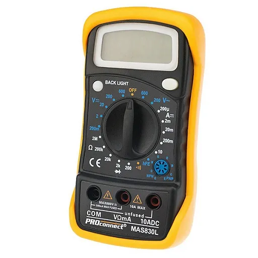 Мультиметр портативный Proconnect MAS830L (13-3021) Мультиметр портативный Proconnect MAS830L (13-3021)