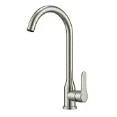 Смеситель для кухни Waterman Слот сталь с высоким изливом (35-03 СЛОТ-В СН)