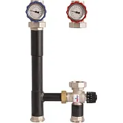 Насосная группа Rommer 1 ВР(г) х 1 1/4 НР(ш) с термостатическим смесительным клапаном без насоса (RDG-0002-012503) Насосная группа Rommer 1 ВР(г) х 1 1/4 НР(ш) с термостатическим смесительным клапаном без насоса (RDG-0002-012503)