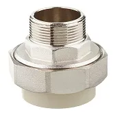 Муфта полипропиленовая FV-Plast разъемная (американка) 50 мм х 1 1/2 НР(ш) (237050) Муфта полипропиленовая FV-Plast разъемная (американка) 50 мм х 1 1/2 НР(ш) (237050)