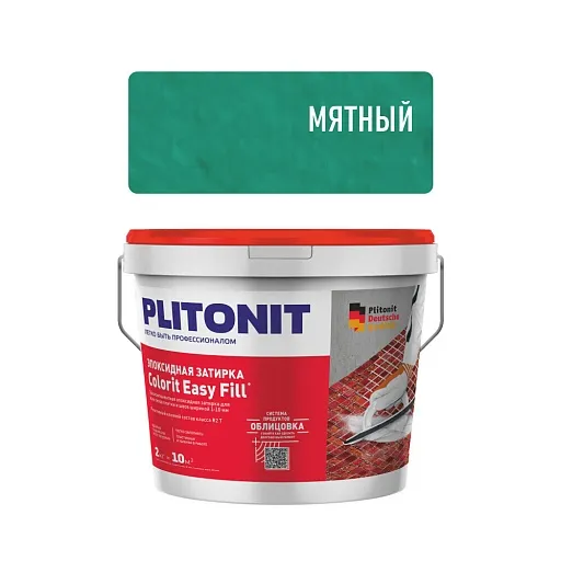 Затирка эпоксидная Plitonit Colorit EasyFill мятная 2 кг