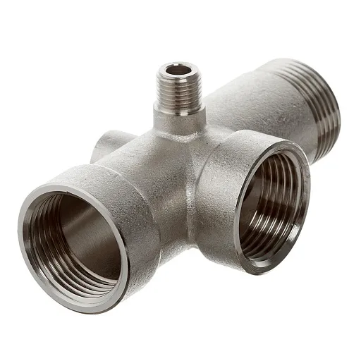 Соединитель для насоса Valtec 1 НР(ш) х 1 ВР(г) х 1 ВР(г) х 1/4 НР(ш) х1/4 ВР(г) пятиходовой (VTr.600.N.06110) Соединитель для насоса Valtec 1 НР(ш) х 1 ВР(г) х 1 ВР(г) х 1/4 НР(ш) х1/4 ВР(г) пятиходовой (VTr.600.N.06110)
