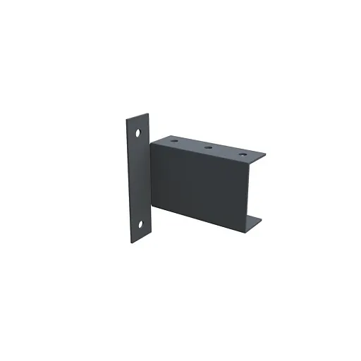 Кронштейн для лаги 40х20 мм графитовый серый RAL 7024 (80 шт.)