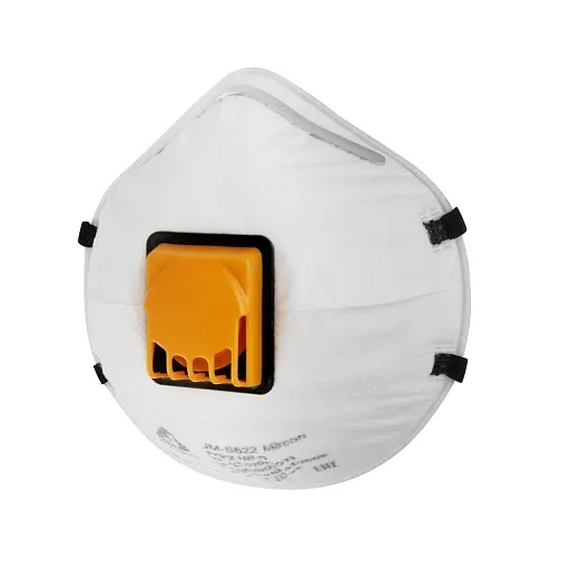 Респиратор Jeta Safety FFP2 с клапаном выдоха формованный (JM-8622) Респиратор Jeta Safety FFP2 с клапаном выдоха формованный (JM-8622)