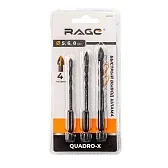 Набор сверл по плитке и стеклу Rage Quadro-X 5-8 мм (3 шт.) (550123) Набор сверл по плитке и стеклу Rage Quadro-X 5-8 мм (3 шт.) (550123)