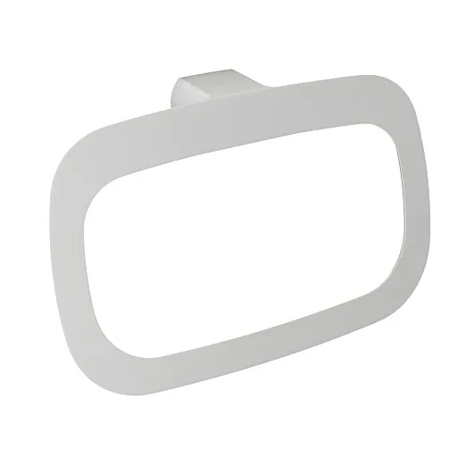 Полотенцедержатель кольцо WasserKraft Kammel K-8300 White d230 мм на шуруп металл белый (K-8360W)