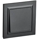 Выключатель IEK Brite одноклавишный встраиваемый черный (BR-V10-0-10-K02-F) Выключатель IEK Brite одноклавишный встраиваемый черный (BR-V10-0-10-K02-F)