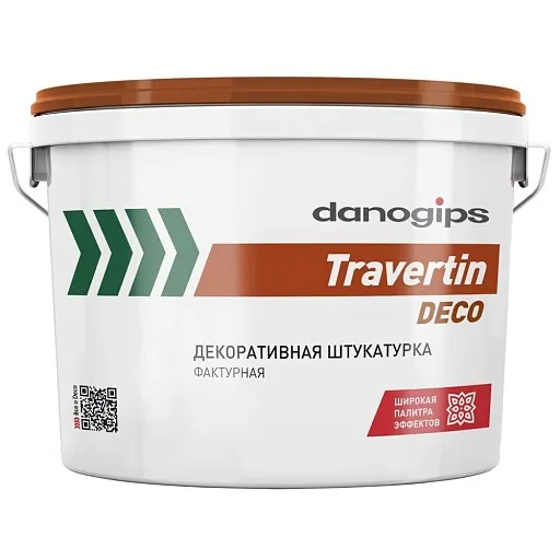 Штукатурка декоративная Danogips Travertin Deco белая 15 кг Штукатурка декоративная Danogips Travertin Deco белая 15 кг