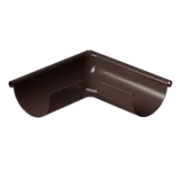 Docke STAL PREMIUM Угол внешний 90° D125 (Шоколад 8019) Docke STAL PREMIUM Угол внешний 90° D125 (Шоколад 8019)