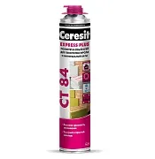 Клей-пена Ceresit CT 84 Express Plus для пенополистирола и минеральной ваты 850 мл