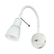 Бра Arte Lamp Lettura E14 40 Вт 220 В белое IP20 (A7009AP-1WG) Бра Arte Lamp Lettura E14 40 Вт 220 В белое IP20 (A7009AP-1WG)