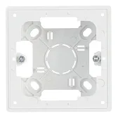 Коробка монтажная Simon 24 Harmonie одноместная накладная белая (2400751-030)