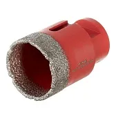 Коронка алмазная КМ по керамограниту d40 мм для УШМ (666168) Коронка алмазная КМ по керамограниту d40 мм для УШМ (666168)