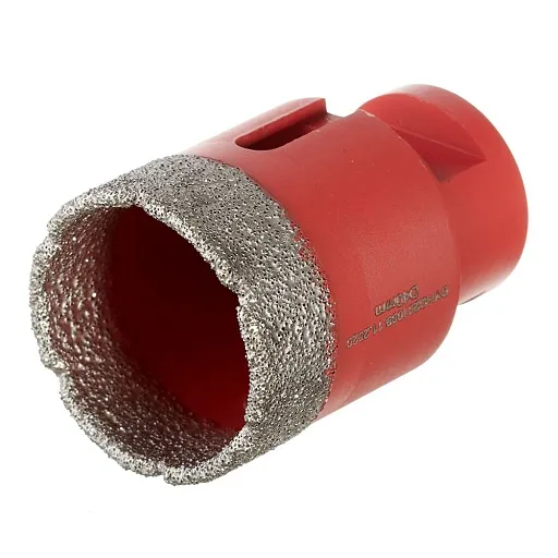 Коронка алмазная КМ по керамограниту d40 мм для УШМ (666168) Коронка алмазная КМ по керамограниту d40 мм для УШМ (666168)