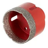 Коронка алмазная КМ по керамограниту d60 мм для УШМ (666173) Коронка алмазная КМ по керамограниту d60 мм для УШМ (666173)