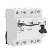 УЗО EKF PROxima ВД-100 100А 3P+N тип AC 100 мА 4,5 кА (elcb-4-100-100-em-pro) УЗО EKF PROxima ВД-100 100А 3P+N тип AC 100 мА 4,5 кА (elcb-4-100-100-em-pro)
