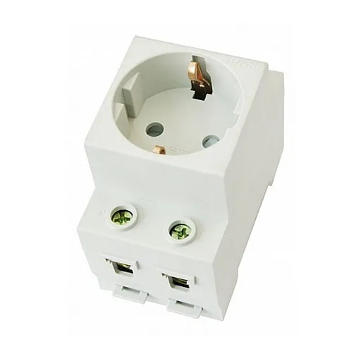Розетка щитовая модульная Chint AC30-111 T1-T2 250 В 16 А (775001) Розетка щитовая модульная Chint AC30-111 T1-T2 250 В 16 А (775001)