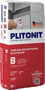 Клей для плитки Plitonit В усиленный с армирующими волокнами 25 кг Клей для плитки Plitonit В усиленный с армирующими волокнами 25 кг