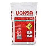 Реагент противогололедный Uoksa Актив -25 °С 20 кг с биофильной добавкой Реагент противогололедный Uoksa Актив -25 °С 20 кг с биофильной добавкой