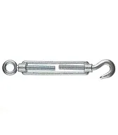 Талреп крюк-кольцо M10 DIN 1480 Талреп крюк-кольцо M10 DIN 1480