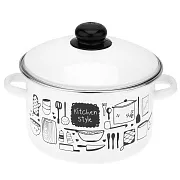 Кастрюля Магнитогорская эмаль Kitchen 3 л эмалированная сталь (008884) Кастрюля Магнитогорская эмаль Kitchen 3 л эмалированная сталь (008884)