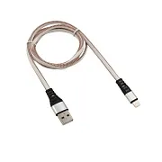 Кабель USB-A/Lightning Rexant 2,4 А 1 м (18-7056) Кабель USB-A/Lightning Rexant 2,4 А 1 м (18-7056)