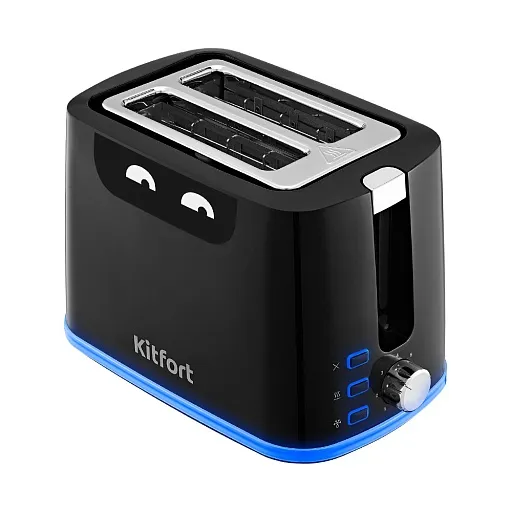 Тостер Kitfort КТ-6410 черный Тостер Kitfort КТ-6410 черный